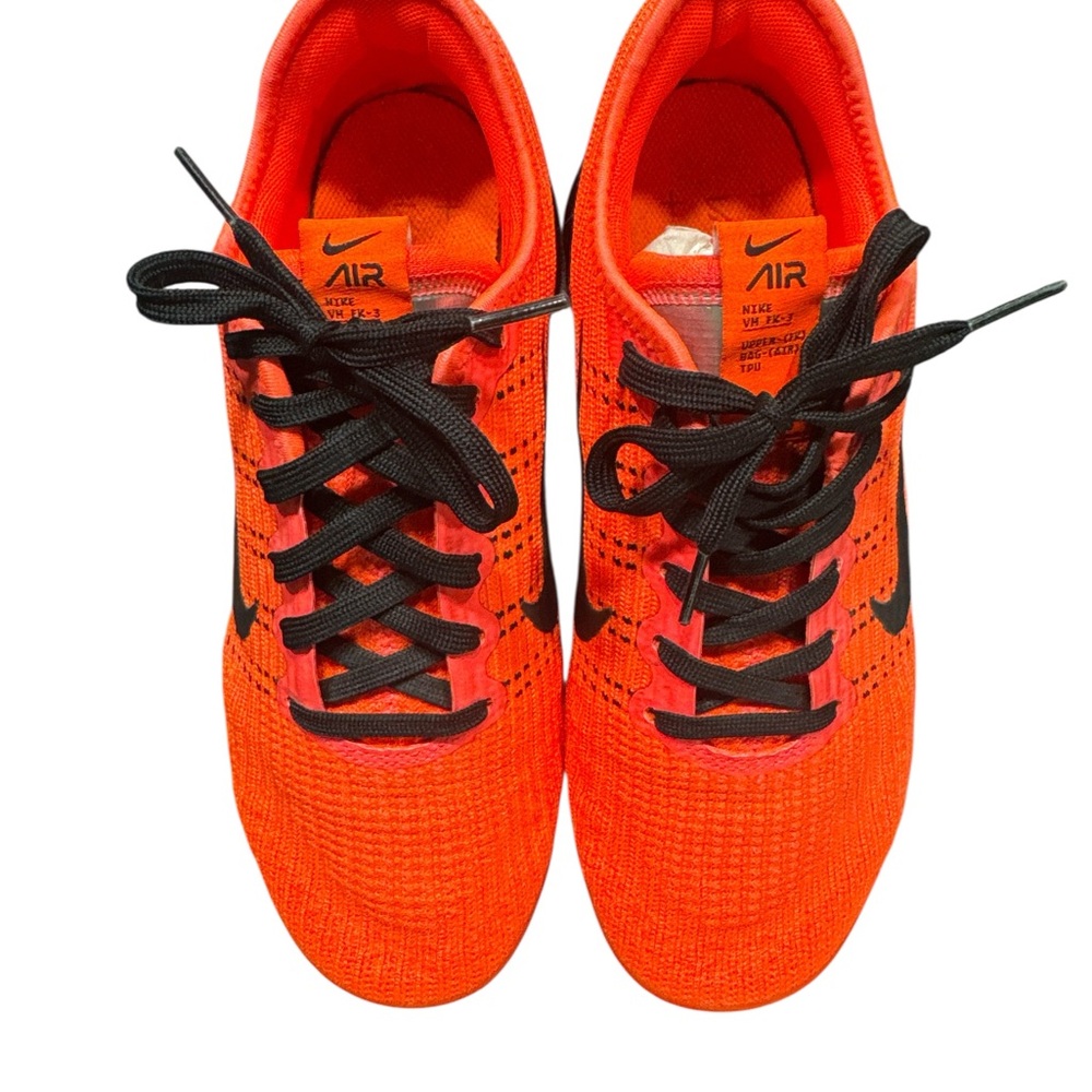 Nike Air Bright Pink Athletic Gym Shoes VaporMax Flyknit 3  Flash Crimson/Black - Picture 6 of 7